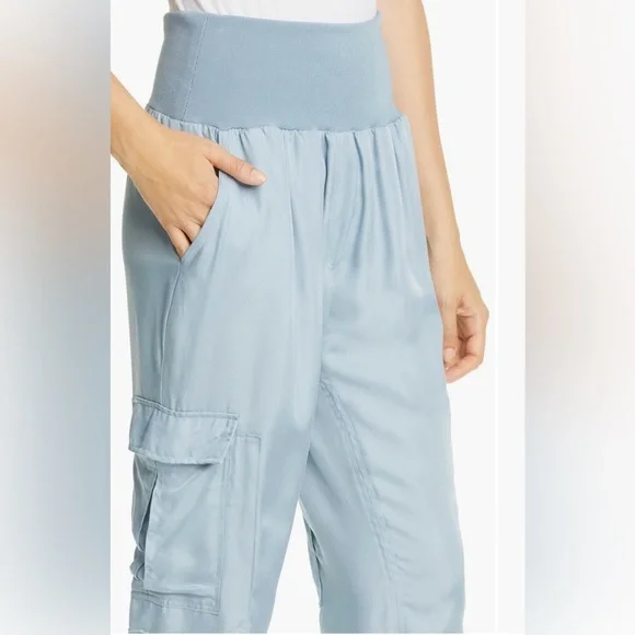 Cinq à Sept Blue and Light Blue Jogger Pants in Ocean Dew NWT - Picture 13 of 13